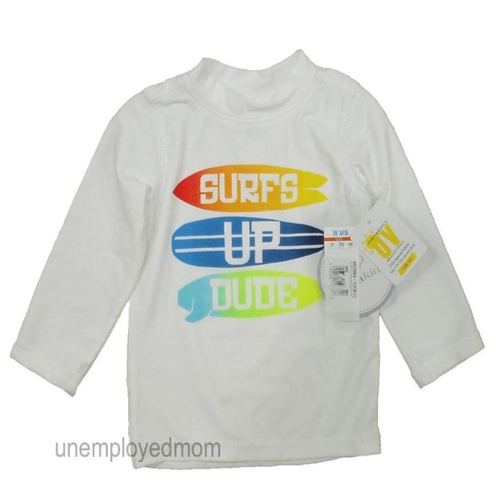 Rash Guard Top Long Sleeve Shirt Swim Wear